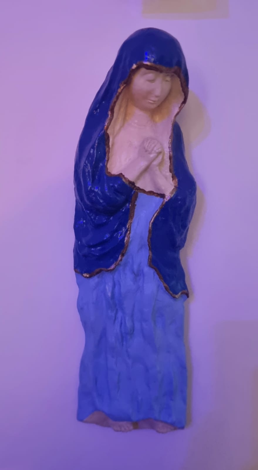 Niebieska Madonna ceramika